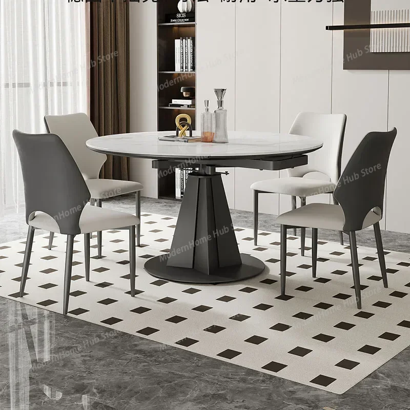 Leather Dining Table Mini Individual Living Room Outdoor Garden Furniture Extendable Dining Table Mesa De Jantar Terrace Luxury
Leather Dining Table Mini Individual Living Room Outdoor Garden Furniture Extendable Dining Table Mesa De Jantar Terrace Luxury