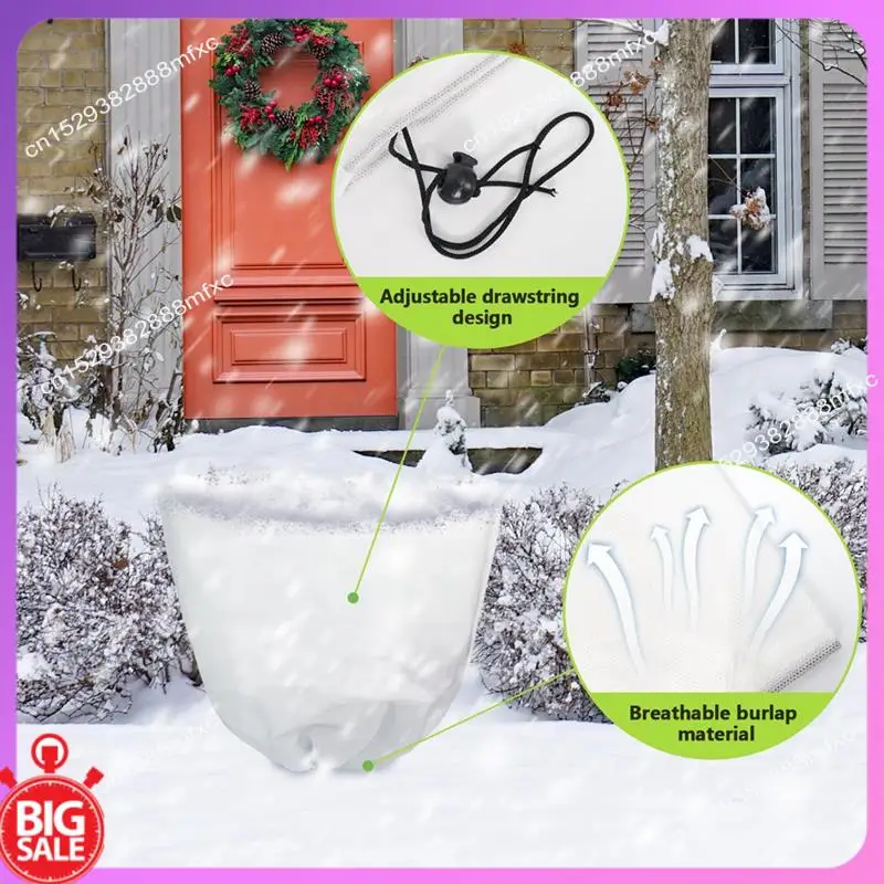 Big Deal 4 PCS Reusable Plant Covers Freeze Protection Winter Plant Cover Bags Non-Woven Fabric With Zipper/Drawstring
Big Deal 4 PCS Reusable Plant Covers Freeze Protection Winter Plant Cover Bags Non-Woven Fabric With Zipper/Drawstring