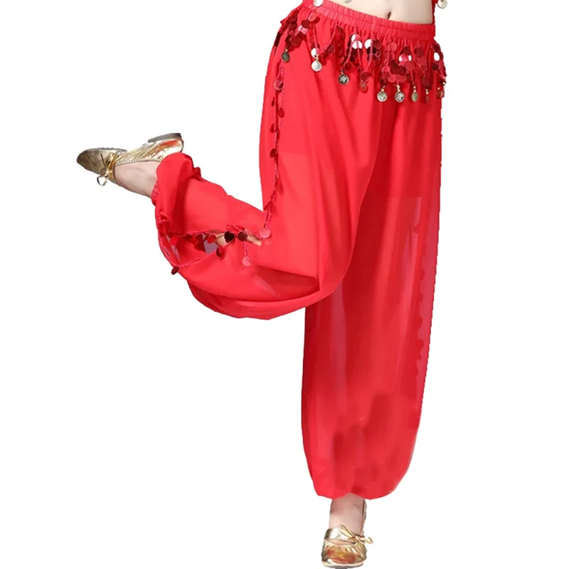 Женский костюм для танца живота, шаровары, длинные брюки для индийского танца, болливудская одежда, карнавальный костюм, шифон с эластичной резинкой на талии
Женский костюм для танца живота, шаровары, длинные брюки для индийского танца, болливудская одежда, карнавальный костюм, шифон с эластичной резинкой на талии