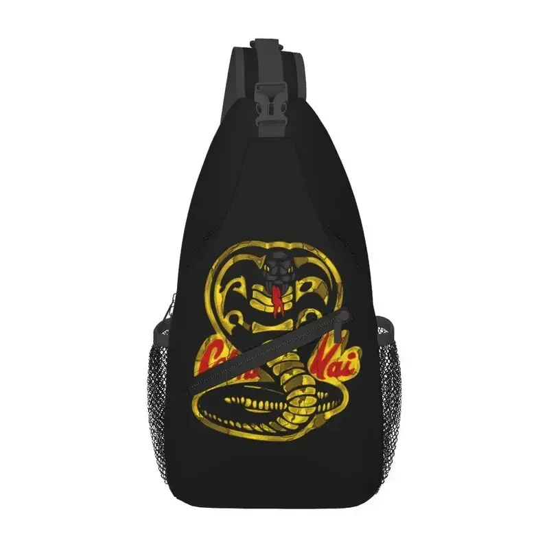 Custom Fashion Vintage Cobra Kai Sling Bags for Cycling Camping Men Karate Chest Crossbody Backpack Shoulder Daypack
Custom Fashion Vintage Cobra Kai Sling Bags for Cycling Camping Men Karate Chest Crossbody Backpack Shoulder Daypack