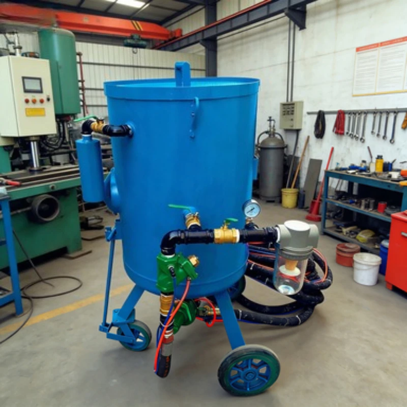 Dry Sand Blasting Machine for Heavy Rust Cleaning Metal Fabrication Shops Industrial Surface Preparation
Dry Sand Blasting Machine for Heavy Rust Cleaning Metal Fabrication Shops Industrial Surface Preparation