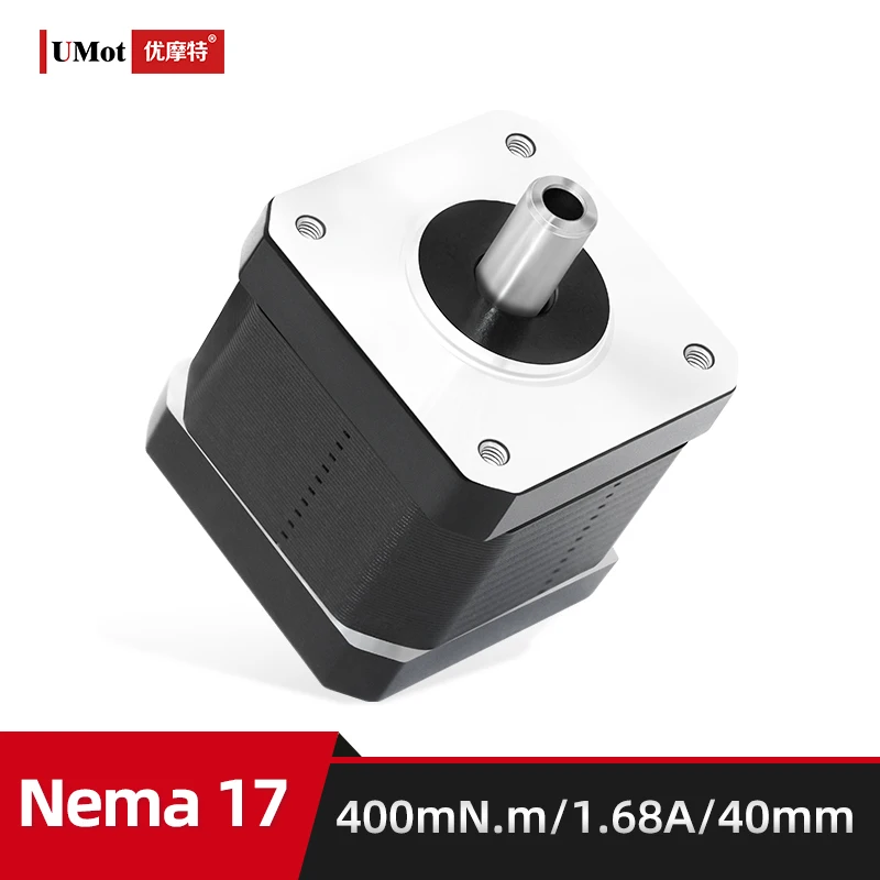 UMOT DC 24V 1.68A 8mm Shaft Diameter 0.4Nm 42*40mm Nema 17 Double Hollow Shaft Stepper Motors for Mill Cut Cnc Engraving Machine
UMOT DC 24V 1.68A 8mm Shaft Diameter 0.4Nm 42*40mm Nema 17 Double Hollow Shaft Stepper Motors for Mill Cut Cnc Engraving Machine