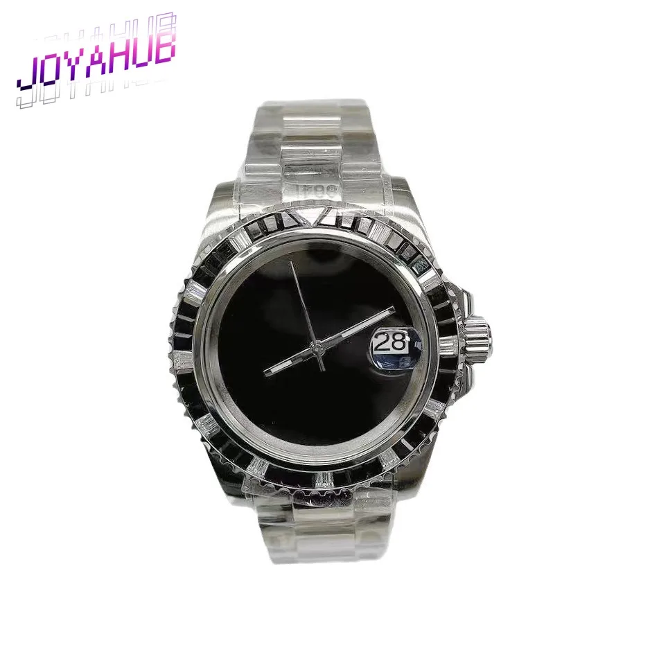 Customized LOGO 40mm Stainless Steel Mechanical Watch Reverse Rotation Case Compatible NH35 NH35AMovement Sapphire Crystal Glass
Customized LOGO 40mm Stainless Steel Mechanical Watch Reverse Rotation Case Compatible NH35 NH35AMovement Sapphire Crystal Glass