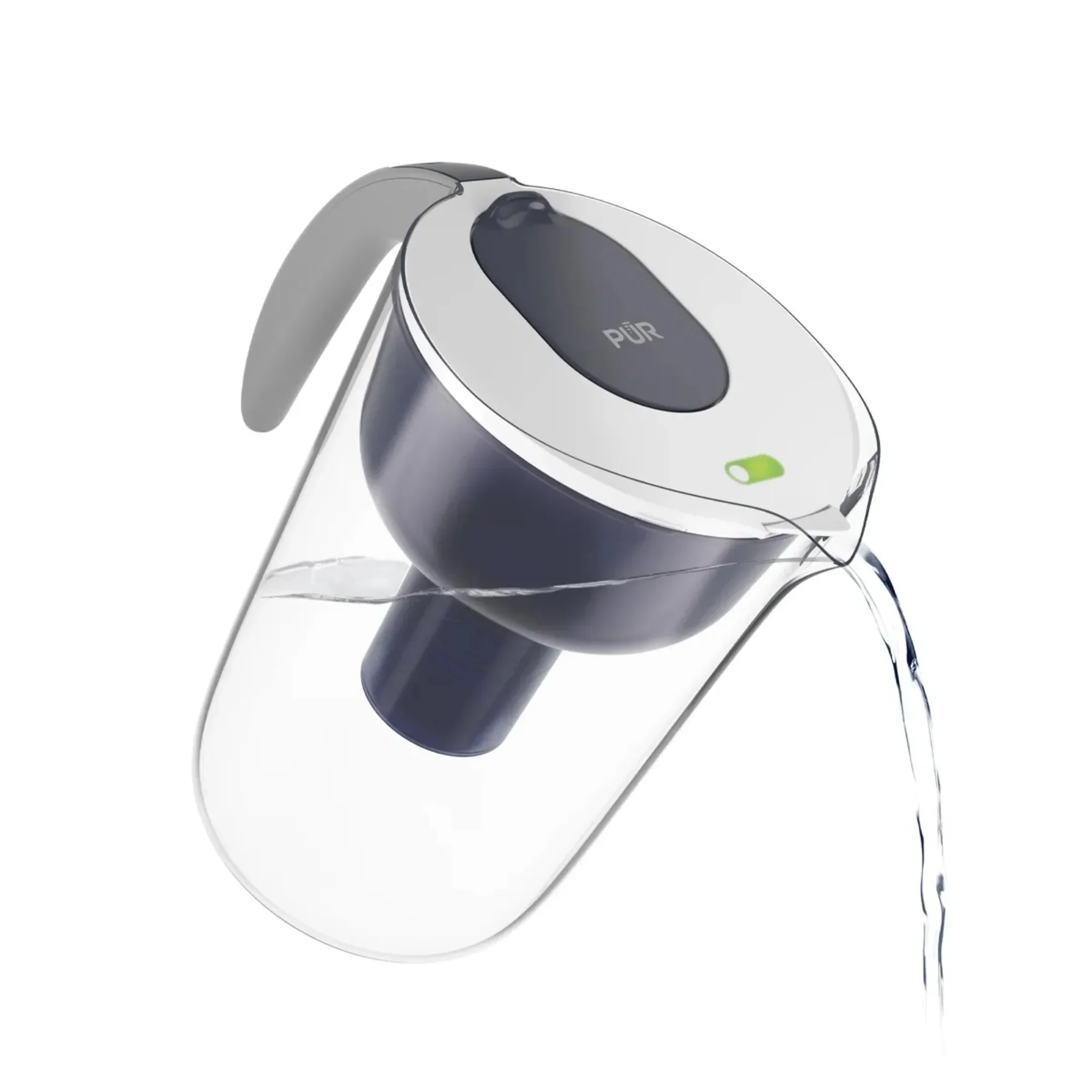 10-Cup Water Pitcher PPT001N, Filtration System for Home/Office, BPA-Free, Indigo Design
10-Cup Water Pitcher PPT001N, Filtration System for Home/Office, BPA-Free, Indigo Design