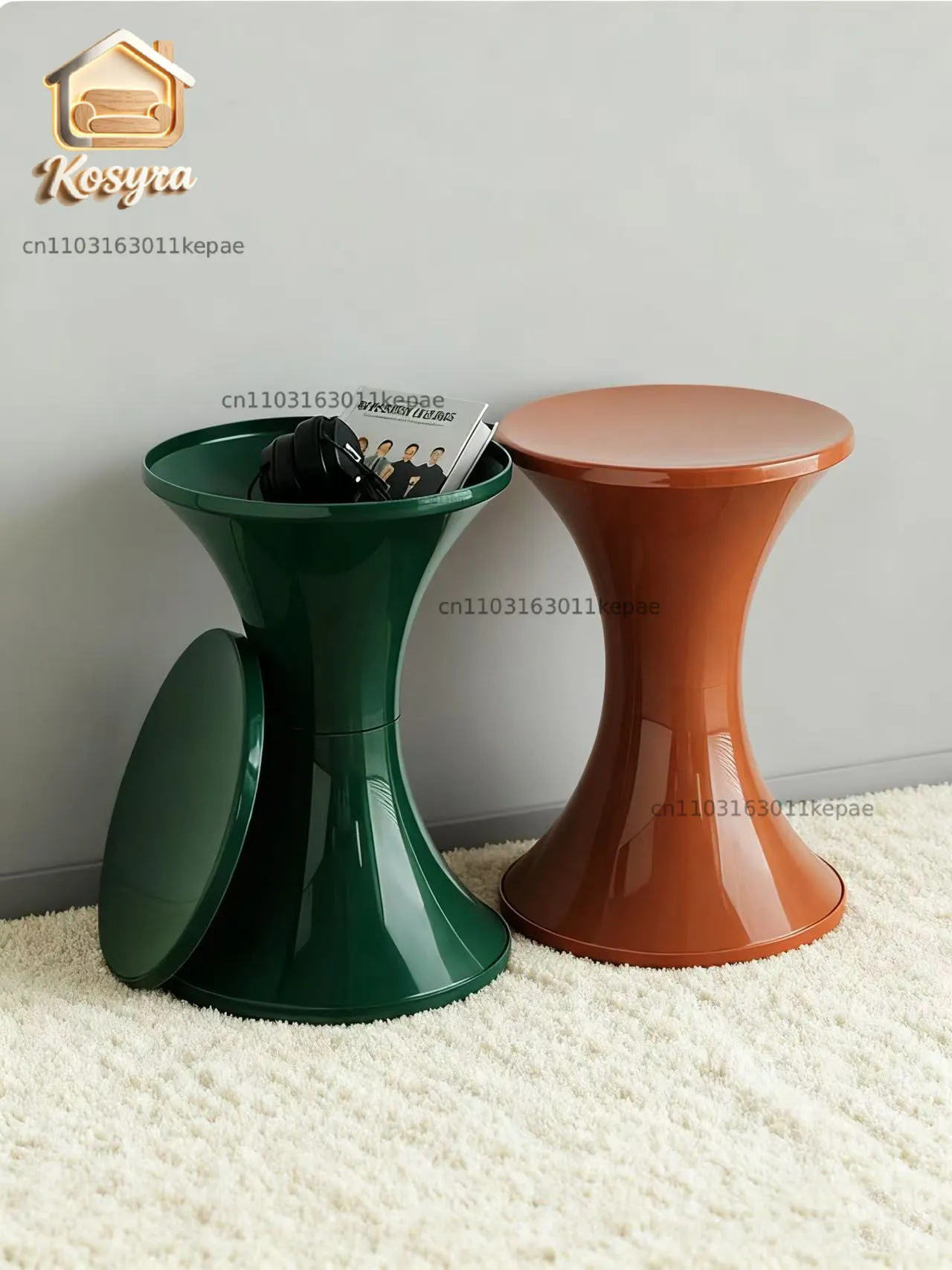 Plastic low stool designer small apartment thickened home living room shoe change seat Nordic creative Internet hourglass stool
Plastic low stool designer small apartment thickened home living room shoe change seat Nordic creative Internet hourglass stool
