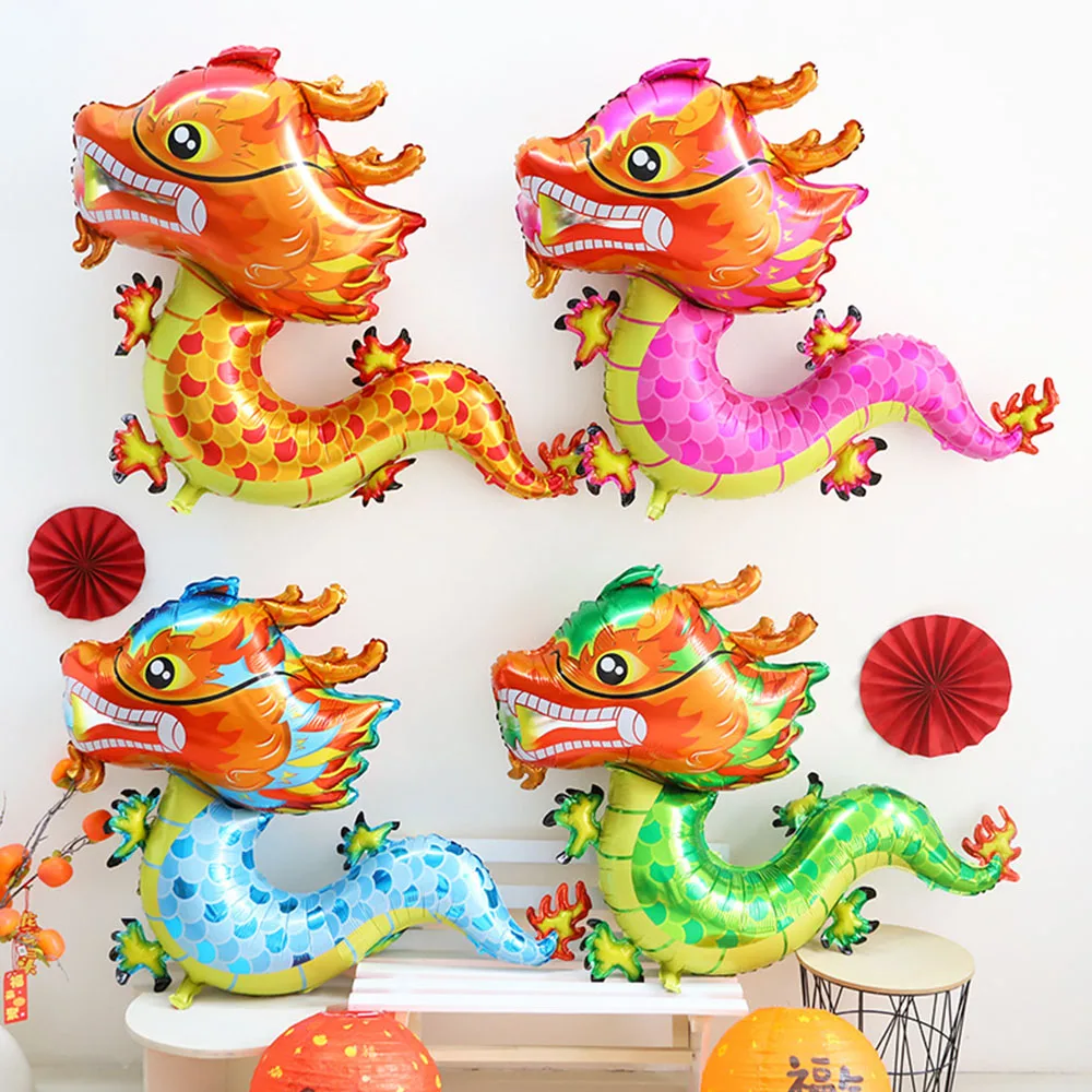 1pc 3D Dragon Balloons Cartoon Cute Aluminum Foil Dragon Balloons Reusable Inflatable Balloon Chinese New Year Home Party Decor
1pc 3D Dragon Balloons Cartoon Cute Aluminum Foil Dragon Balloons Reusable Inflatable Balloon Chinese New Year Home Party Decor