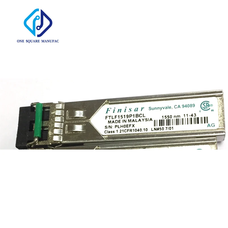 Finisar FTLF1519P1BCL 2.125G 1550nm 80KM Gigabit Single-Mode Fiber Optical Module Transceiver
Finisar FTLF1519P1BCL 2.125G 1550nm 80KM Gigabit Single-Mode Fiber Optical Module Transceiver