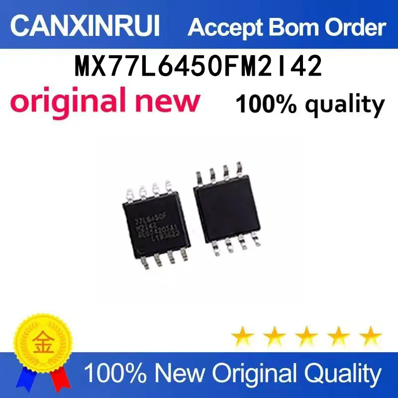 (5-100 pieces)New MX77L6450FM2I42 77L6450FM2I42 77L6450F SOP8 spot chip IC
(5-100 pieces)New MX77L6450FM2I42 77L6450FM2I42 77L6450F SOP8 spot chip IC