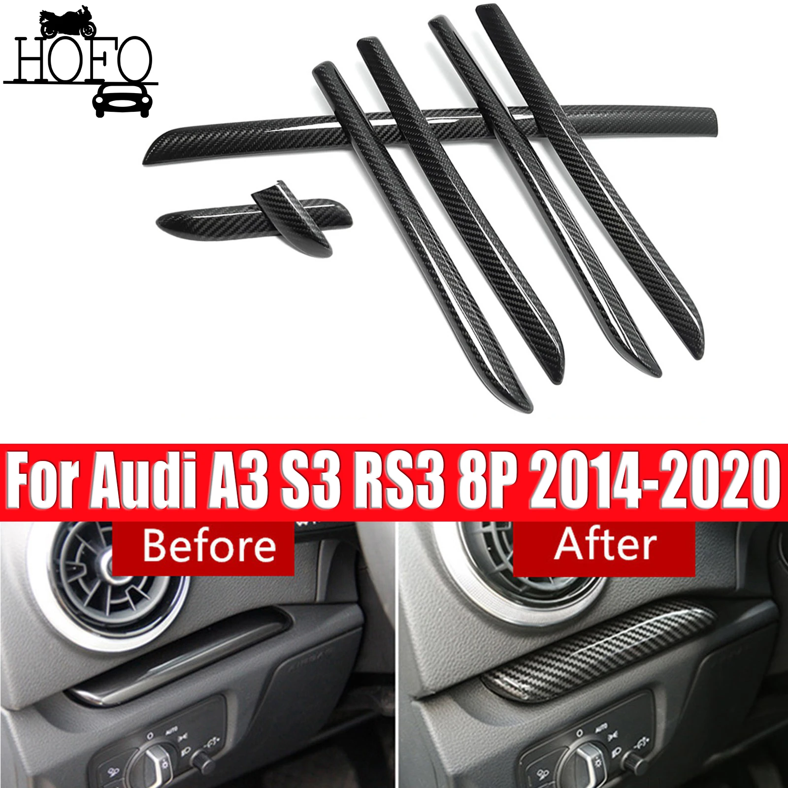 7 pcs/set Interior Dashboard Door Panel Trim RHD For Audi A3 S3 RS3 8P 2014-2020 Only fit for 4-door Sedan
7 pcs/set Interior Dashboard Door Panel Trim RHD For Audi A3 S3 RS3 8P 2014-2020 Only fit for 4-door Sedan
