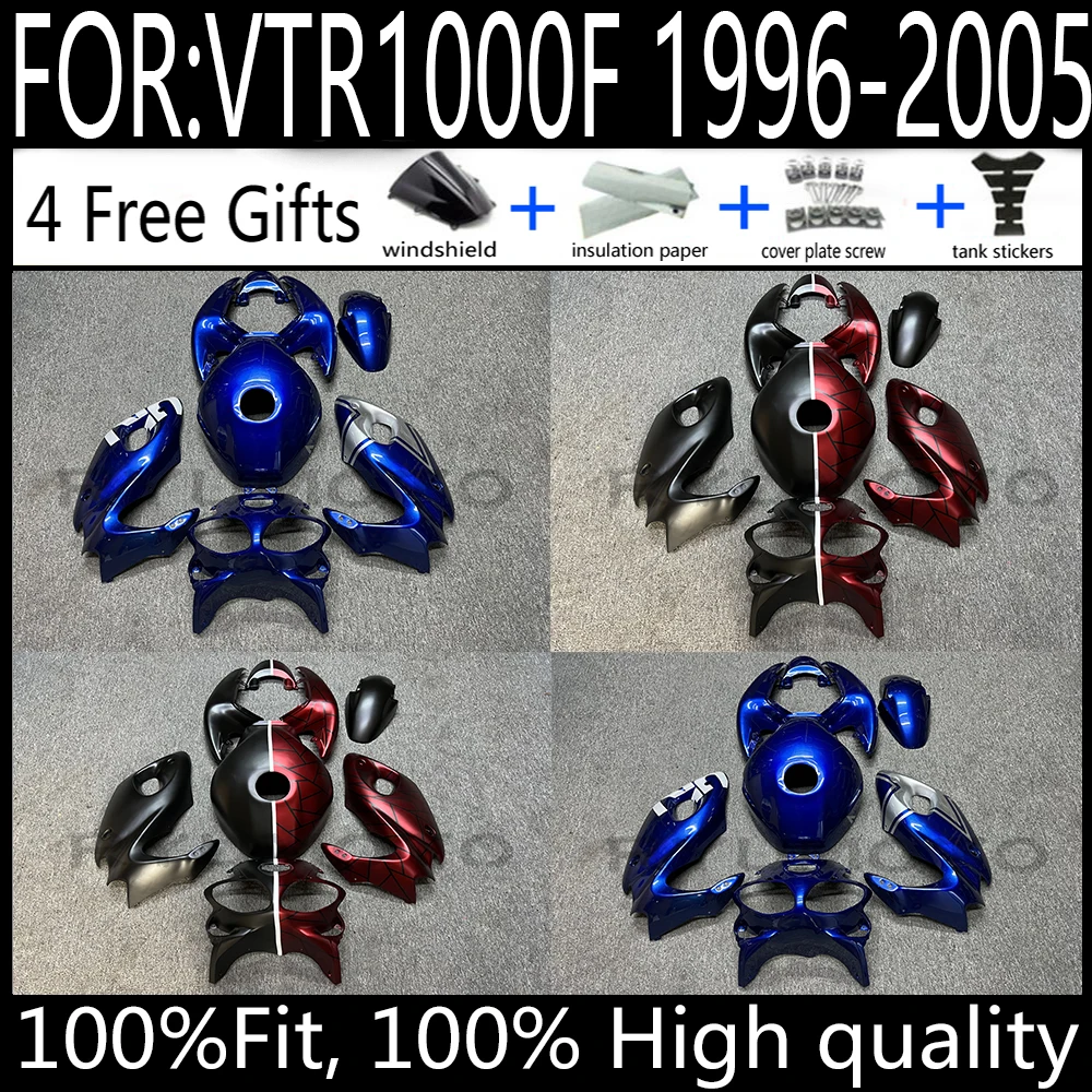 Fit For Honda VTR1000F 2000-2005 2003 2004 Motorcycle Fairing Kit Full Set Fairings Kits Painted Bodywork New ABS Plastic
Fit For Honda VTR1000F 2000-2005 2003 2004 Motorcycle Fairing Kit Full Set Fairings Kits Painted Bodywork New ABS Plastic
