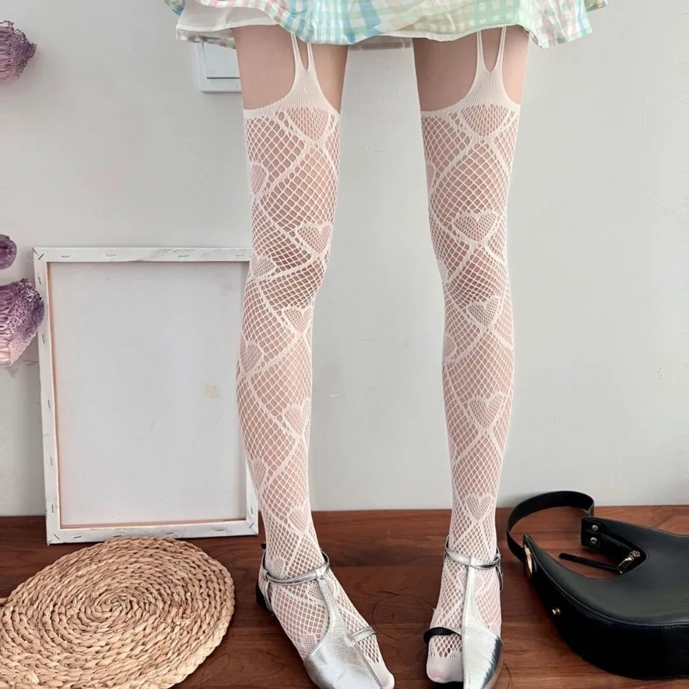 Fashion Stretchy Women Pantyhose Hollow Out Sexy Fishnet Stockings Love Heart One-piece Fishnet Tights
Fashion Stretchy Women Pantyhose Hollow Out Sexy Fishnet Stockings Love Heart One-piece Fishnet Tights