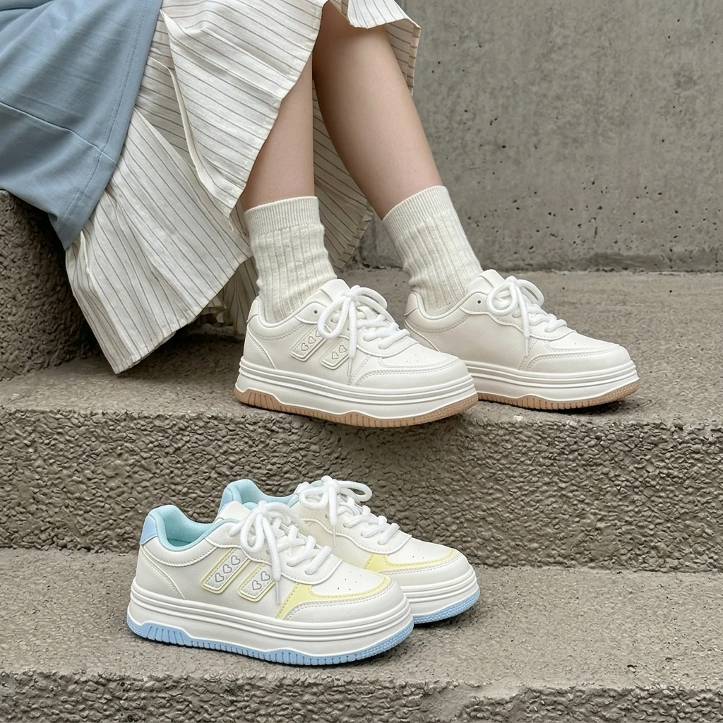 Little Girls Platform White Sneakers 2026 New Autumn Kids Barefoot Leather Sneakers Soft Sole Classic Versatile School Trainers
Little Girls Platform White Sneakers 2026 New Autumn Kids Barefoot Leather Sneakers Soft Sole Classic Versatile School Trainers
