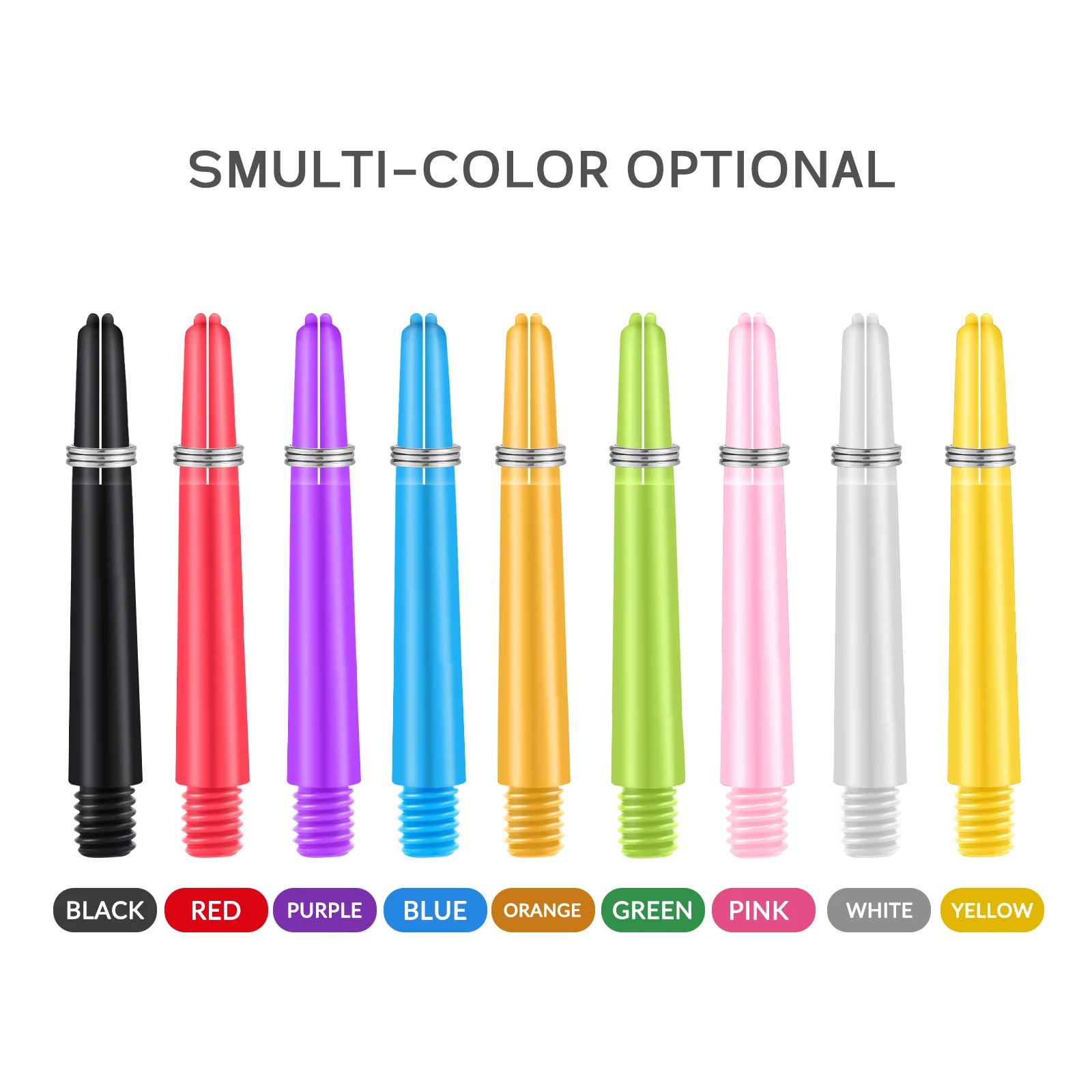 Huanqu 27-Piece Dart Shaft Set, Available in 9 Colors, 3 Lengths (40Mm/47Mm/53Mm), Suitable for Dart Board Games, Indoor Entertainment, Sports and Fitness, Professional Competition, Can Be Used as Adult Gifts, Christmas and New Year Gifts.
Huanqu 27-Piece Dart Shaft Set, Available in 9 Colors, 3 Lengths (40Mm/47Mm/53Mm), Suitable for Dart Board Games, Indoor Entertainment, Sports and Fitness, Professional Competition, Can Be Used as Adult Gifts, Christmas and New Year Gifts.