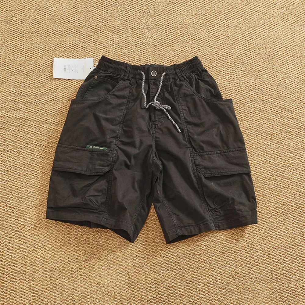 Summer men's new American-style heavy-duty retro stretch woven work shorts and casual capri pants
Summer men's new American-style heavy-duty retro stretch woven work shorts and casual capri pants