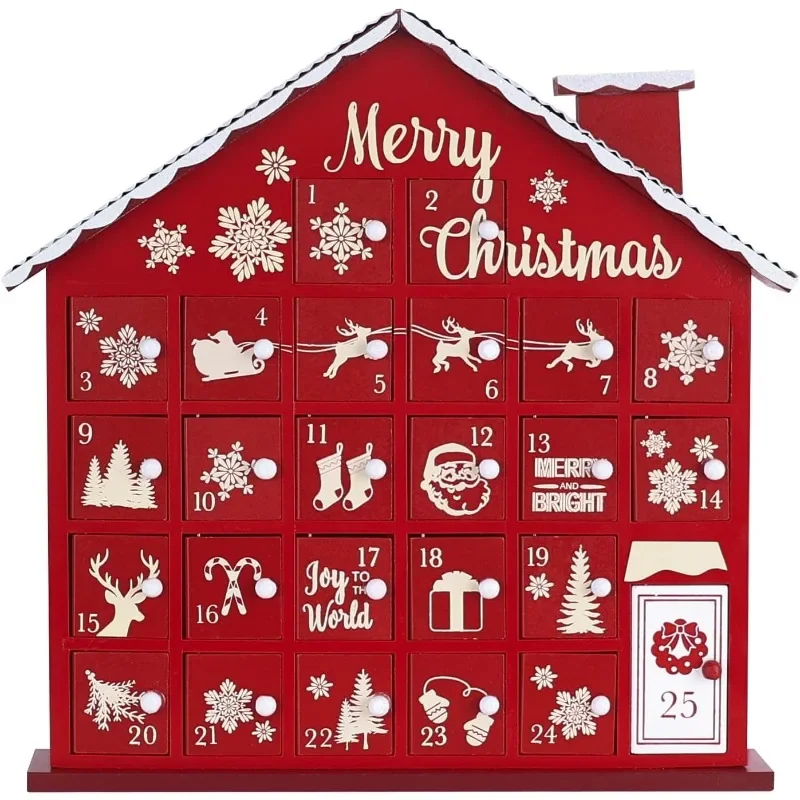 Christmas Advent Calendar 2025 Advent Calendar with 25 Large Drawers 25 Days Until to Christmas Countdown for Home Indoor Decor
Christmas Advent Calendar 2025 Advent Calendar with 25 Large Drawers 25 Days Until to Christmas Countdown for Home Indoor Decor