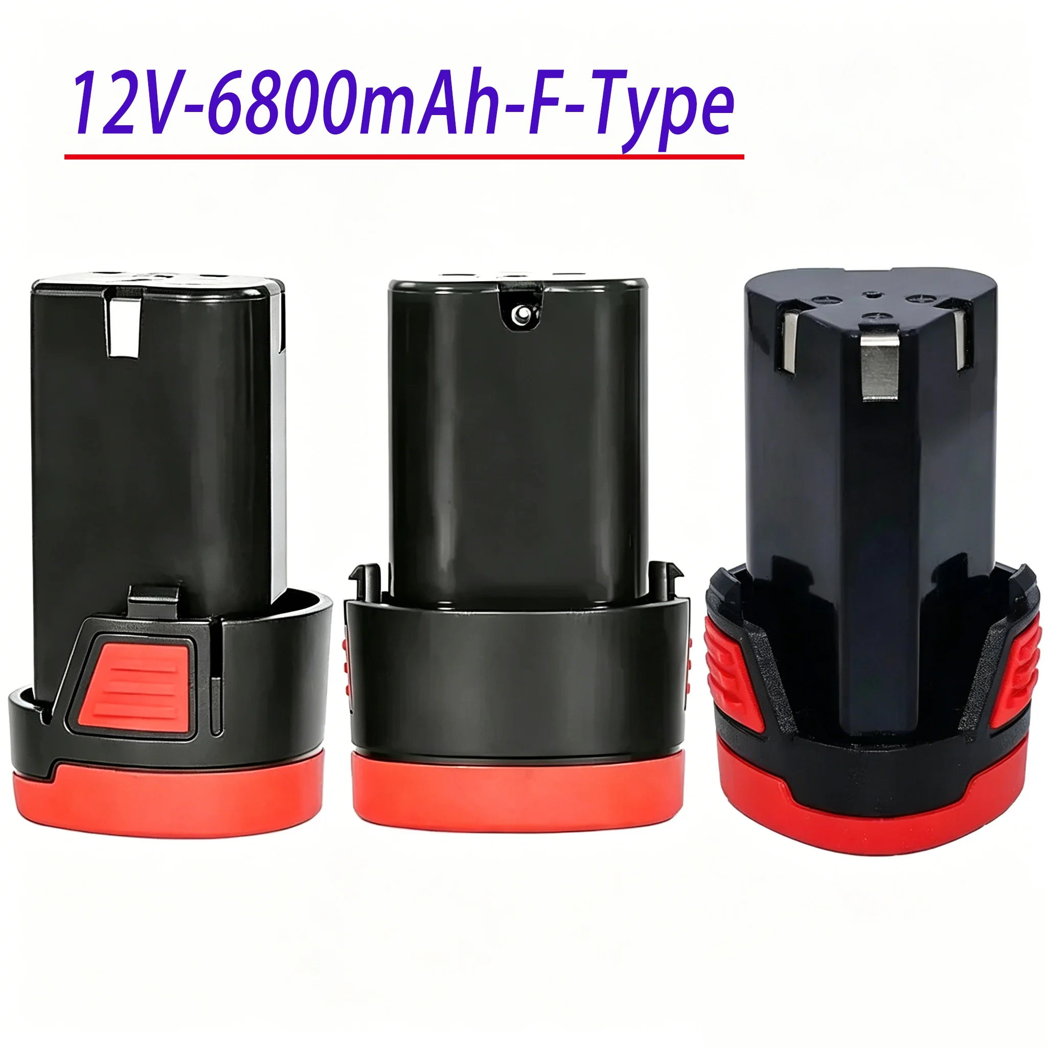 100% New 12V 6800 MAh Large Capacity Rechargeable Lithium-Ion Battery F-Type for Electric Tools Drill Bits Screwdrivers
100% New 12V 6800 MAh Large Capacity Rechargeable Lithium-Ion Battery F-Type for Electric Tools Drill Bits Screwdrivers