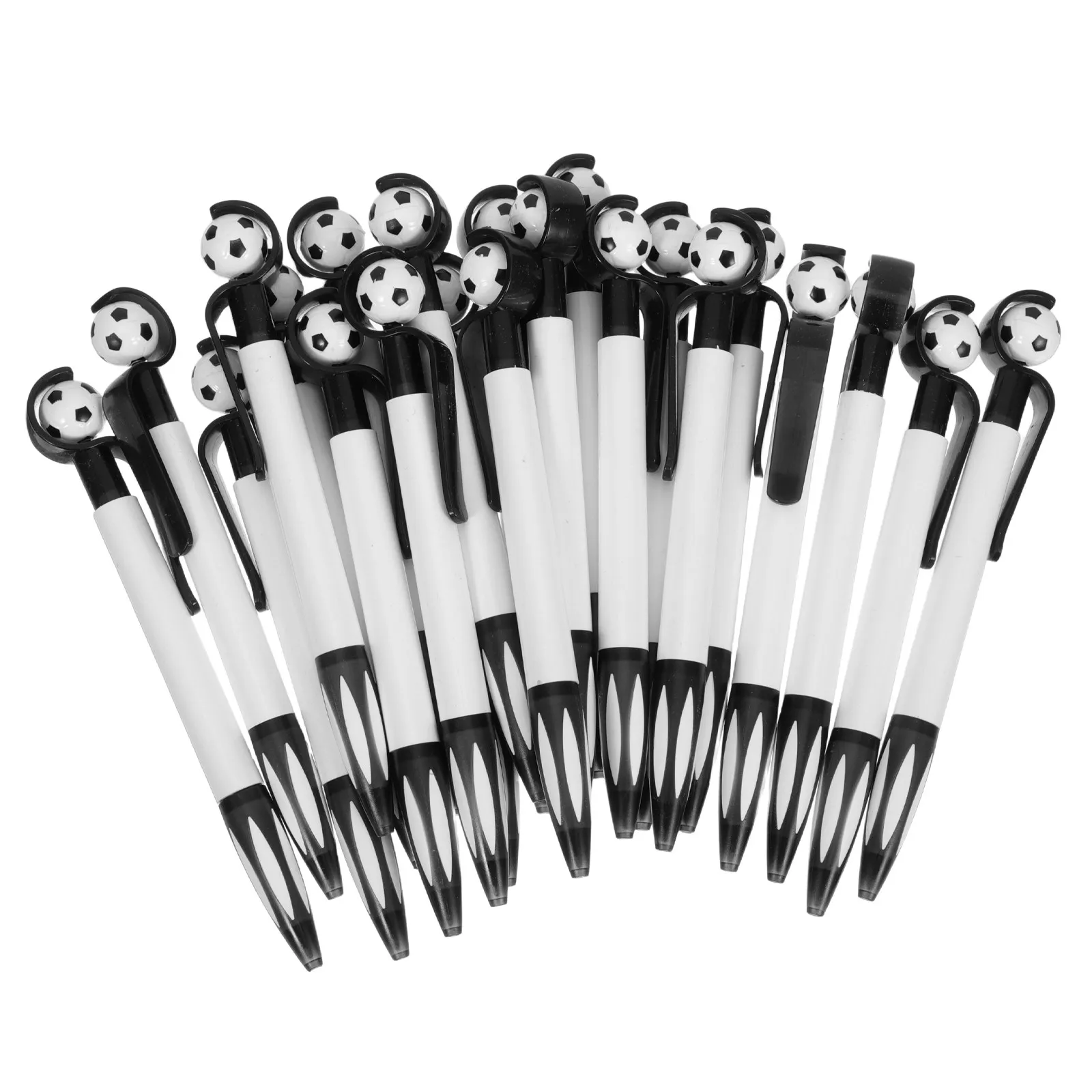 25Pcs Soccer Ballpoint Pens Retractable Manual Sport Pens Black Ink Fine Tip for Kids Writing School Office Desk Decor Sports
25Pcs Soccer Ballpoint Pens Retractable Manual Sport Pens Black Ink Fine Tip for Kids Writing School Office Desk Decor Sports