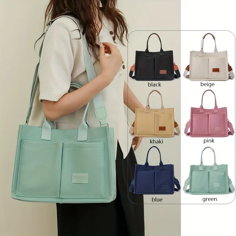 Fashion Canvas Crossbody Bag, Large Capacity Shoulder Bag, Women's Casual Handbag & Satchel Tote Purse
Fashion Canvas Crossbody Bag, Large Capacity Shoulder Bag, Women's Casual Handbag & Satchel Tote Purse