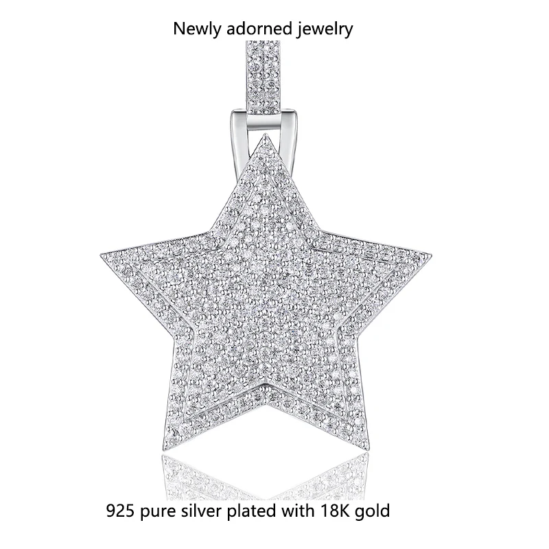 New European-American cross-border Silver Galaxy pure silver pendant, does not include chain, three-dimensional five-pointed sta
New European-American cross-border Silver Galaxy pure silver pendant, does not include chain, three-dimensional five-pointed sta