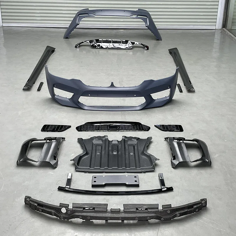 18-20 G30/g38 Body Kits Upgraded F90 M5 Style PP Material Front Bumper Rear Bumper Side Skirts Body Kit for
18-20 G30/g38 Body Kits Upgraded F90 M5 Style PP Material Front Bumper Rear Bumper Side Skirts Body Kit for