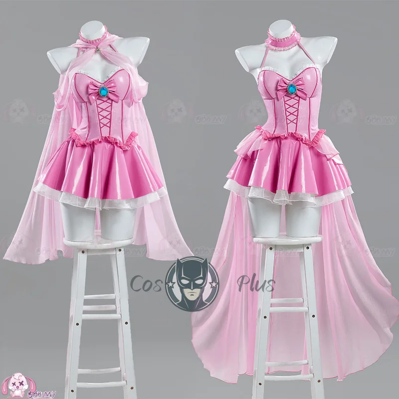 Women's Peach Derivative Corset Skirt Set Princess Cosplay Costume Halter Top and Skirt Uniform Halloween Carnival Party Outfit
Women's Peach Derivative Corset Skirt Set Princess Cosplay Costume Halter Top and Skirt Uniform Halloween Carnival Party Outfit