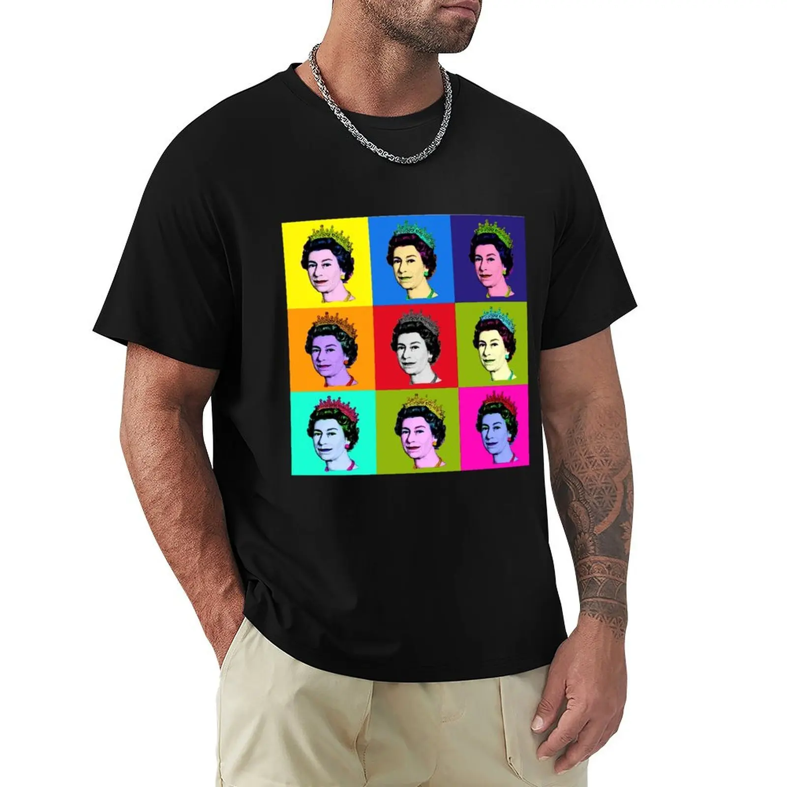 Queen, Jubilee, Queen of England Pop Art Queen HRH Her Royal,Qeen art T-Shirt tops anime tshirt black t shirts for men 
Queen, Jubilee, Queen of England Pop Art Queen HRH Her Royal,Qeen art T-Shirt tops anime tshirt black t shirts for men