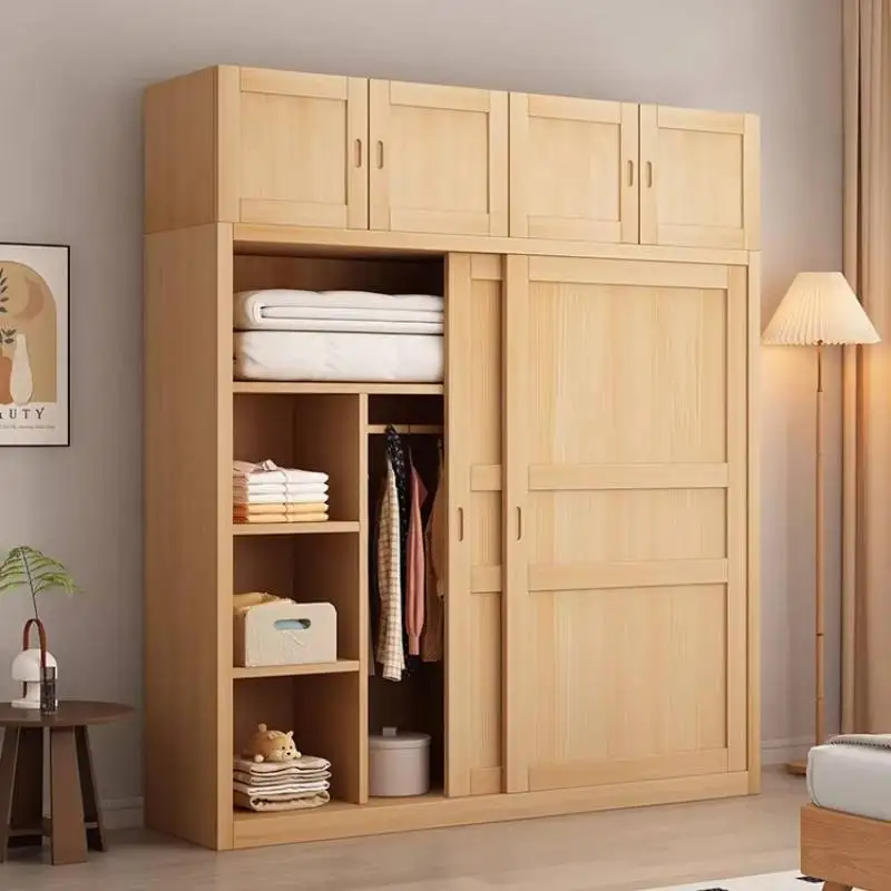 Sliding Doors Wardrobe Closet Wooden Storage Box Room Clothes Wardrobe Closet Bedroom Shelves Muebles Para Hogar Furniture
Sliding Doors Wardrobe Closet Wooden Storage Box Room Clothes Wardrobe Closet Bedroom Shelves Muebles Para Hogar Furniture