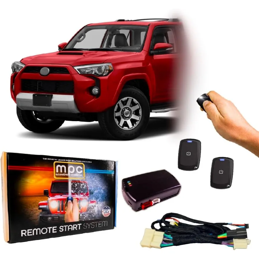 Комплект дистанционного запуска MPC, совместимый с Toyota 4Runner 20102019, для дистанционного запуска двигателя в холодной погоде, 1 кнопка, пульты дистанционного управления дальнего действия
Комплект дистанционного запуска MPC, совместимый с Toyota 4Runner 20102019, для дистанционного запуска двигателя в холодной погоде, 1 кнопка, пульты дистанционного управления дальнего действия