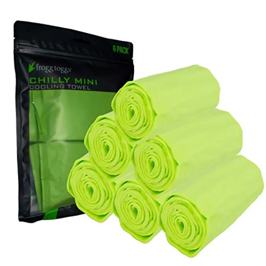 FROGG TOGGS Chilly Mini Cooling Neck Towel, 6 count, 29"x3
FROGG TOGGS Chilly Mini Cooling Neck Towel, 6 count, 29"x3