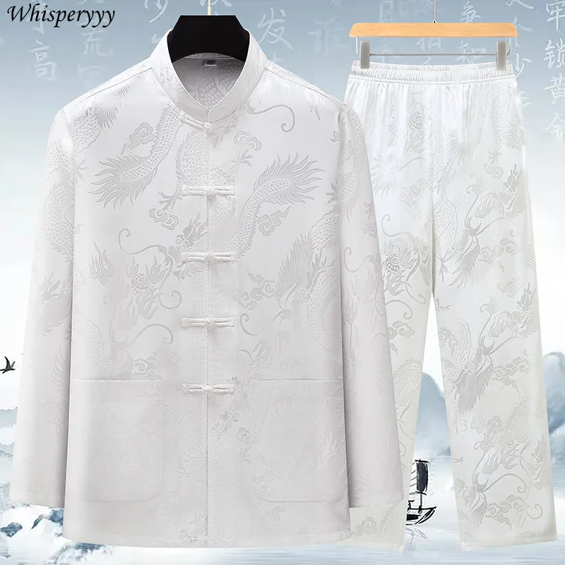2025 Spring Long Sleeve Chinese Style Suit Men's Wushu Kungfu Taichi Uniform Suits Tang Suit Men Ethnic Traditional Costume
2025 Spring Long Sleeve Chinese Style Suit Men's Wushu Kungfu Taichi Uniform Suits Tang Suit Men Ethnic Traditional Costume