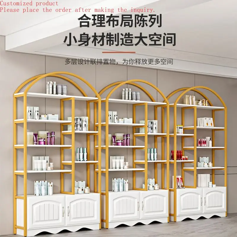 Custom.Floor-to-ceiling Multi-layer Cosmetics Display Cabinets Shelves Beauty Salon Product Display Shelves High-end Storage Con
Custom.Floor-to-ceiling Multi-layer Cosmetics Display Cabinets Shelves Beauty Salon Product Display Shelves High-end Storage Con