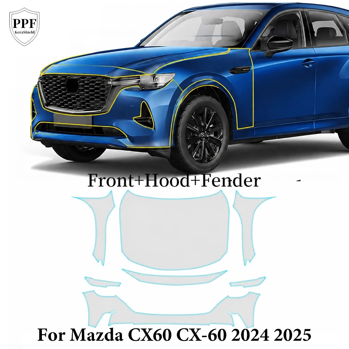 TPU Scratch Resistant Car Paint Protection Film For Mazda CX60 CX-60 2024 2025 Clear Bra Pre-cut PPF Decal Sticker Self-adhesive
TPU Scratch Resistant Car Paint Protection Film For Mazda CX60 CX-60 2024 2025 Clear Bra Pre-cut PPF Decal Sticker Self-adhesive