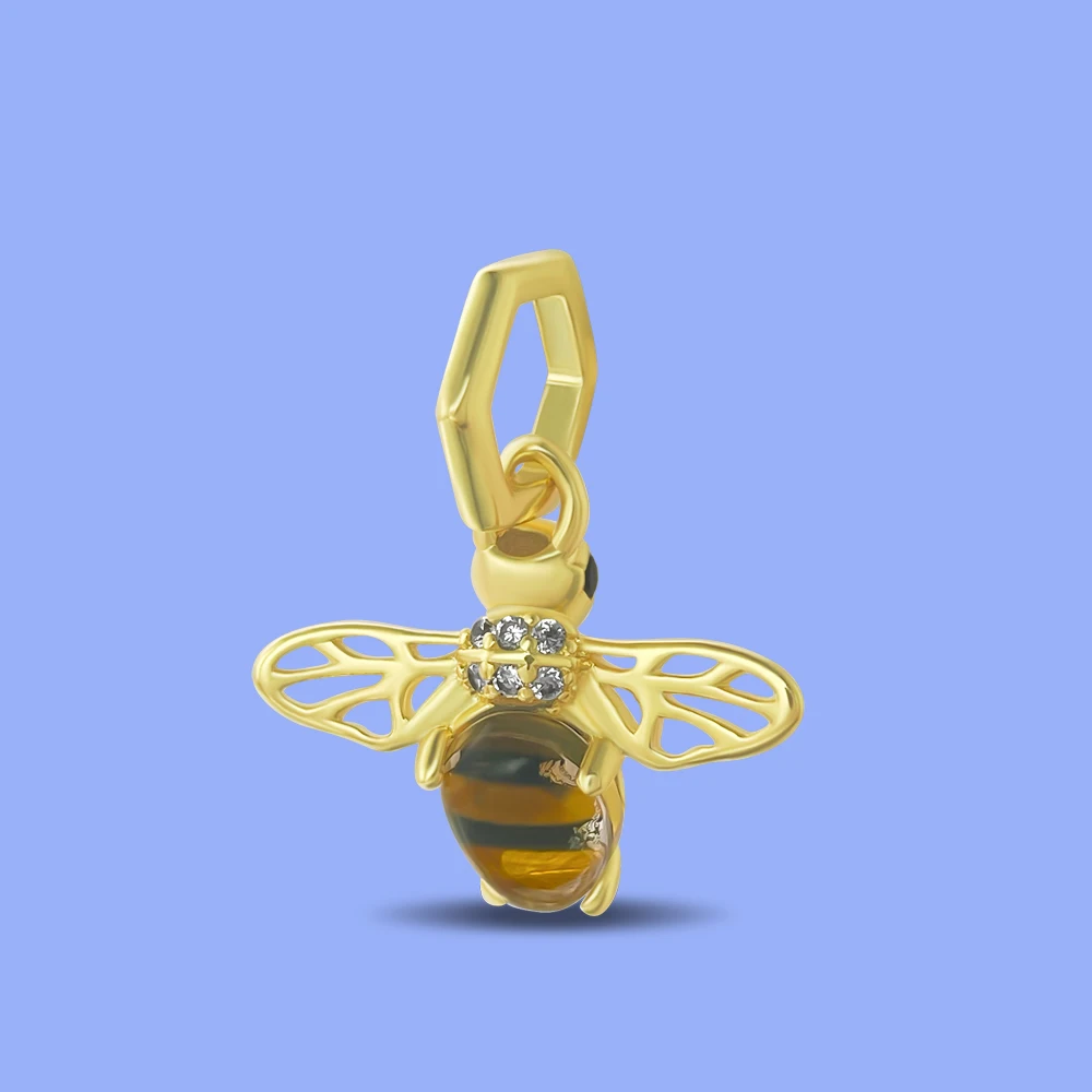Pendant Charm Bead 925 Sterling Silver Cute Bee Pendant Beads Fit Original Bracelet for Jewelry Making Valentine's Day gift
Pendant Charm Bead 925 Sterling Silver Cute Bee Pendant Beads Fit Original Bracelet for Jewelry Making Valentine's Day gift