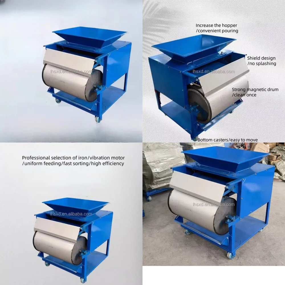Magnetic Separation Machine for Iron Powder Sorting and Iron Absorption Drum Separator for Industrial Mineral Processing
Magnetic Separation Machine for Iron Powder Sorting and Iron Absorption Drum Separator for Industrial Mineral Processing