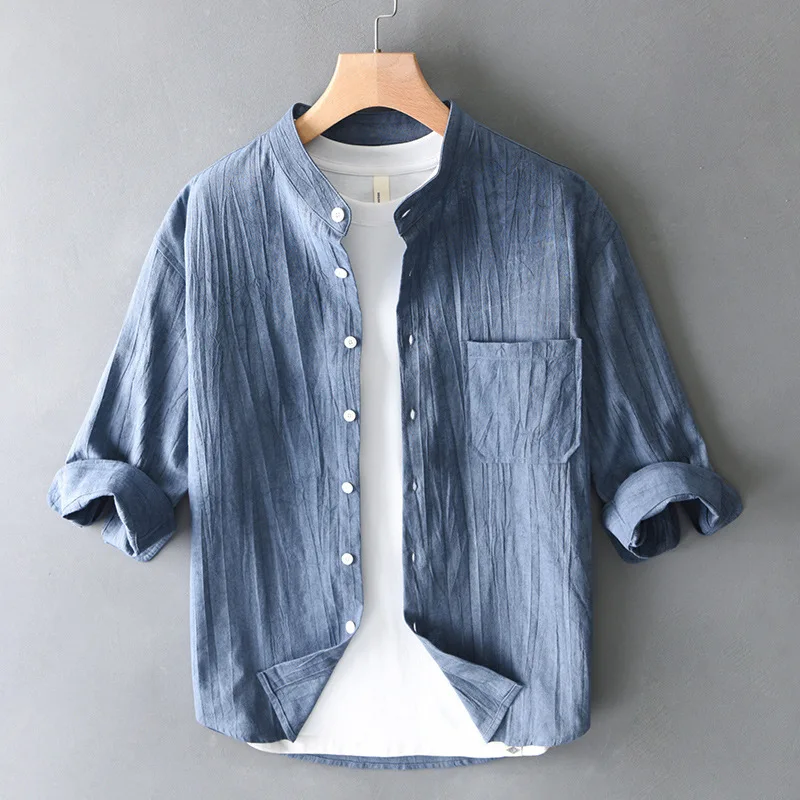 Half Sleeve Cotton Linen Shirts for Men 2025 Summer Japan Vintage Casual Loose Washed Thin Cool Tops Youth Male Plus Size 4XL
Half Sleeve Cotton Linen Shirts for Men 2025 Summer Japan Vintage Casual Loose Washed Thin Cool Tops Youth Male Plus Size 4XL