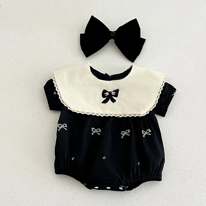 2026 New Summer 0-24M Children Clothes Toddler Baby Girls Jumpsuit Short Sleeved Cotton Embroidery Splicing Newborn Baby Romper
2026 New Summer 0-24M Children Clothes Toddler Baby Girls Jumpsuit Short Sleeved Cotton Embroidery Splicing Newborn Baby Romper