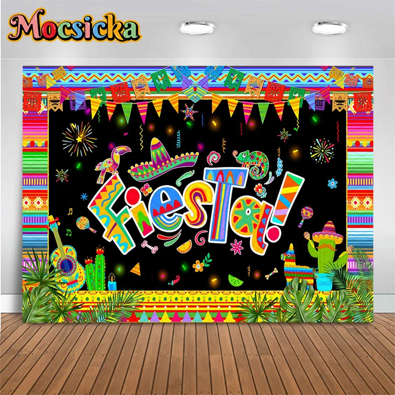 Mocsicka Mexican Fiesta Photography Backdrop Banner Colorful Background Guitar Cactus Papel Photo Booth Party Birthday Tapestry
Mocsicka Mexican Fiesta Photography Backdrop Banner Colorful Background Guitar Cactus Papel Photo Booth Party Birthday Tapestry