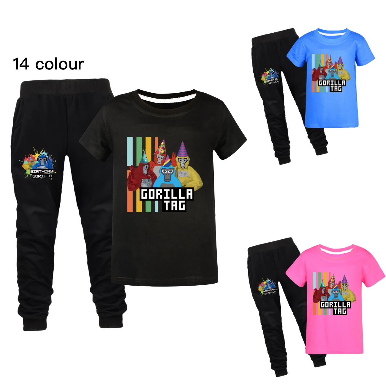 Video Game Gorilla Tag Tshirt Kids Summer Short Sleeve T-Shirt Shorts 2pcs Sets Baby Boys Fashion Clothes Toddler Girls Outfits
Video Game Gorilla Tag Tshirt Kids Summer Short Sleeve T-Shirt Shorts 2pcs Sets Baby Boys Fashion Clothes Toddler Girls Outfits
