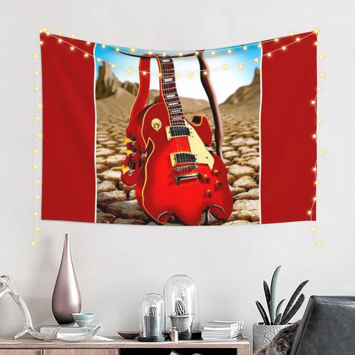 MELTED GUITAR : Vintage AbstractDesert Print Tapestry Home Decorating Custom Bedroom Decorations Home Decoration Tapestry
MELTED GUITAR : Vintage AbstractDesert Print Tapestry Home Decorating Custom Bedroom Decorations Home Decoration Tapestry
