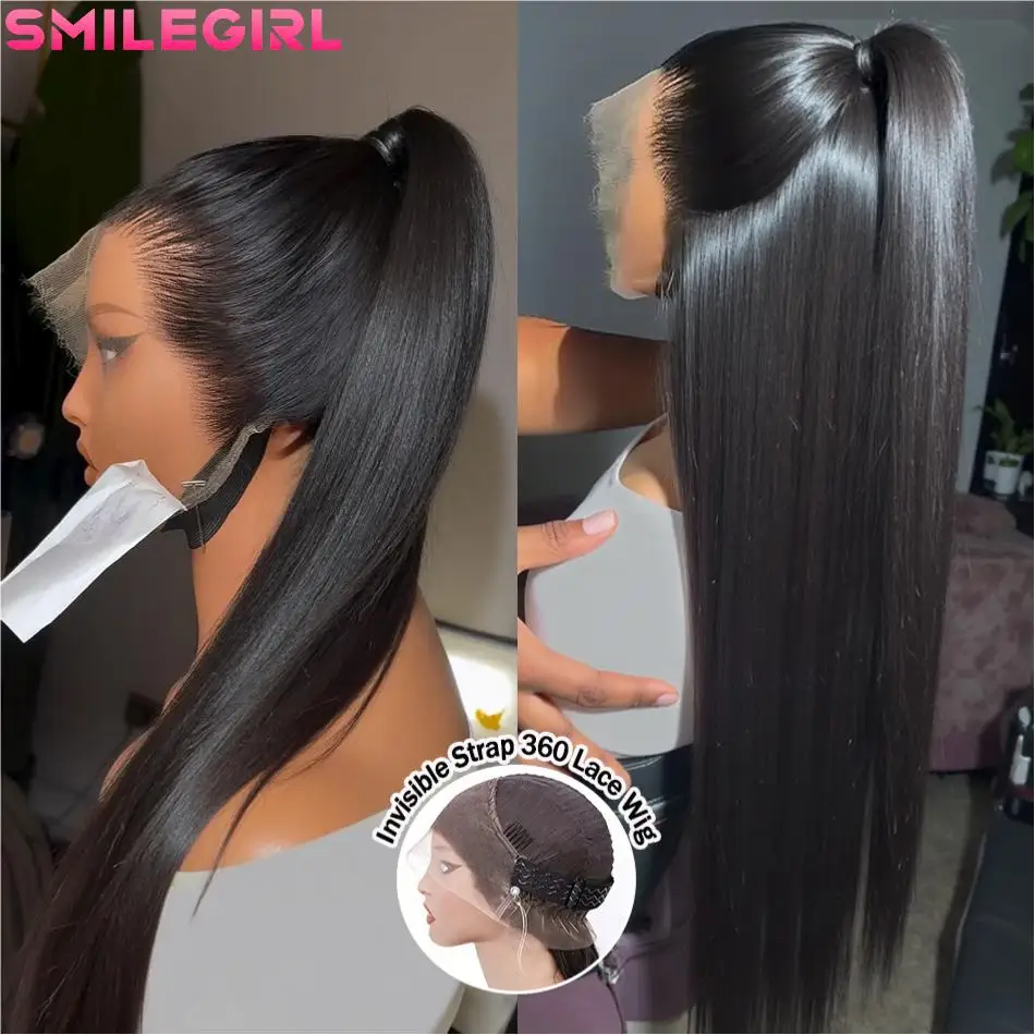28 Inch Straight Human Hair Wigs 360 Full Lace Wig 13X6 Hd Lace Frontal Wig Hidden Strap Pre Plucked Bleached Tiny Knots With Drawstring Wet And Wavy For Black Women
28 Inch Straight Human Hair Wigs 360 Full Lace Wig 13X6 Hd Lace Frontal Wig Hidden Strap Pre Plucked Bleached Tiny Knots With Drawstring Wet And Wavy For Black Women