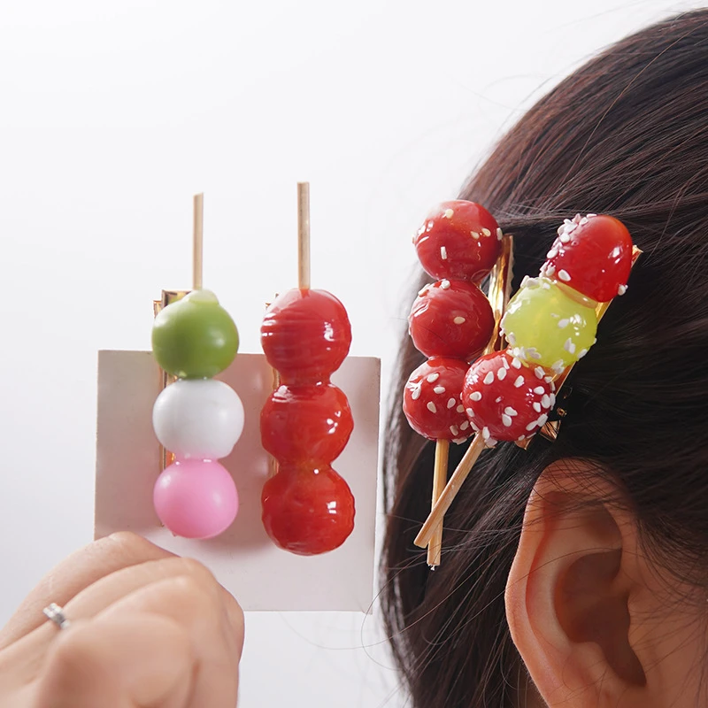 Забавная шпилька для шарика, имитация трехцветных фрикаделек, еда, шпилька для волос, боковой зажим, креативный головной убор
Забавная шпилька для шарика, имитация трехцветных фрикаделек, еда, шпилька для волос, боковой зажим, креативный головной убор