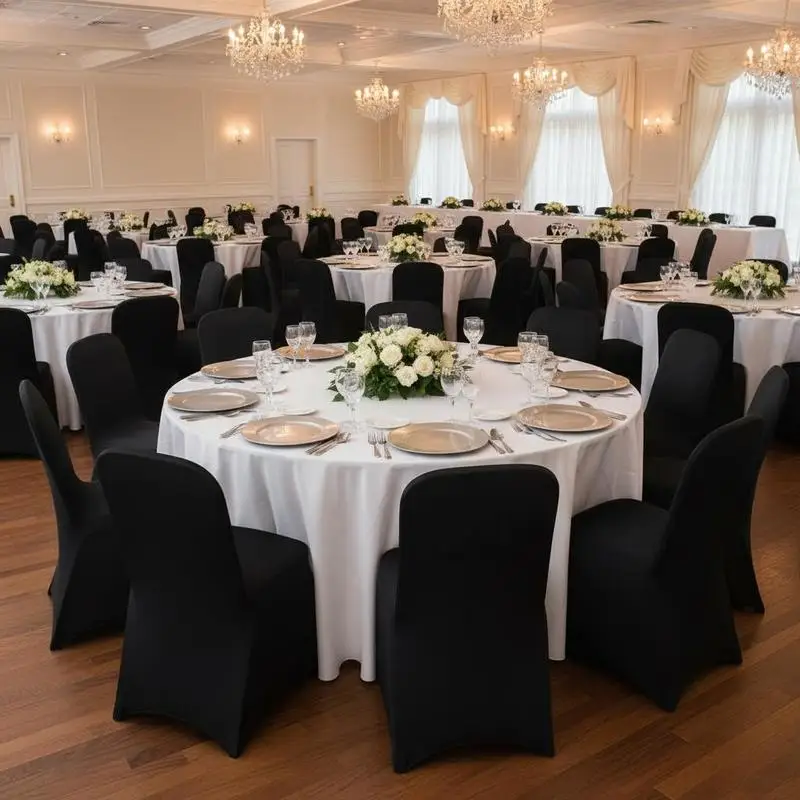 30 Pcs Black Chair Covers, Polyester Spandex Chair Cover, Stretch Slipcovers for Wedding Party Dining Banquet Flat-Front Chair Covers, Fits Chair Measures up to 18.11 x 19.69 x 33.86 inch
30 Pcs Black Chair Covers, Polyester Spandex Chair Cover, Stretch Slipcovers for Wedding Party Dining Banquet Flat-Front Chair Covers, Fits Chair Measures up to 18.11 x 19.69 x 33.86 inch