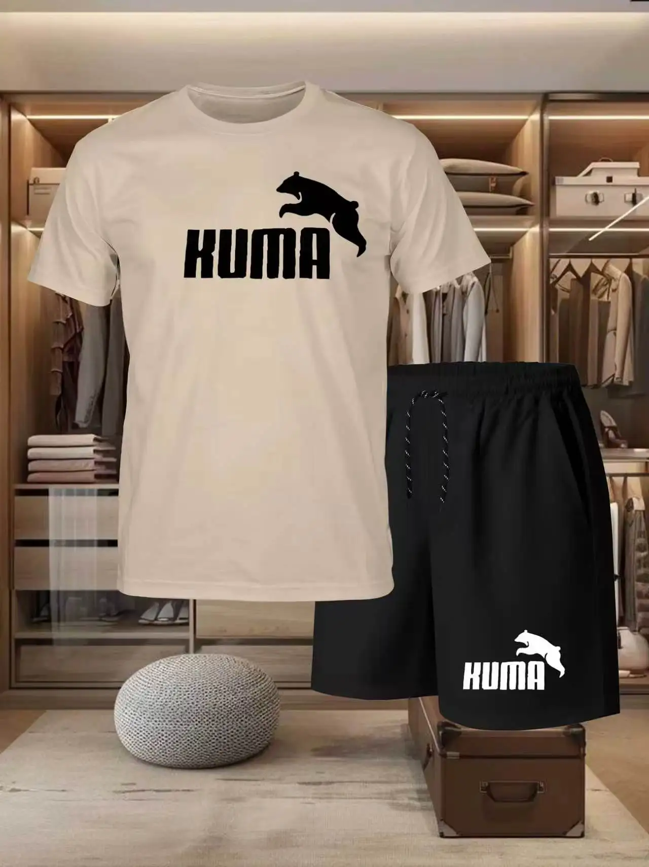 Summer Fashion Trendy Casual Sports Two Piece Set Youth Men's Short sleeved T-shirt+Shorts Set
Summer Fashion Trendy Casual Sports Two Piece Set Youth Men's Short sleeved T-shirt+Shorts Set