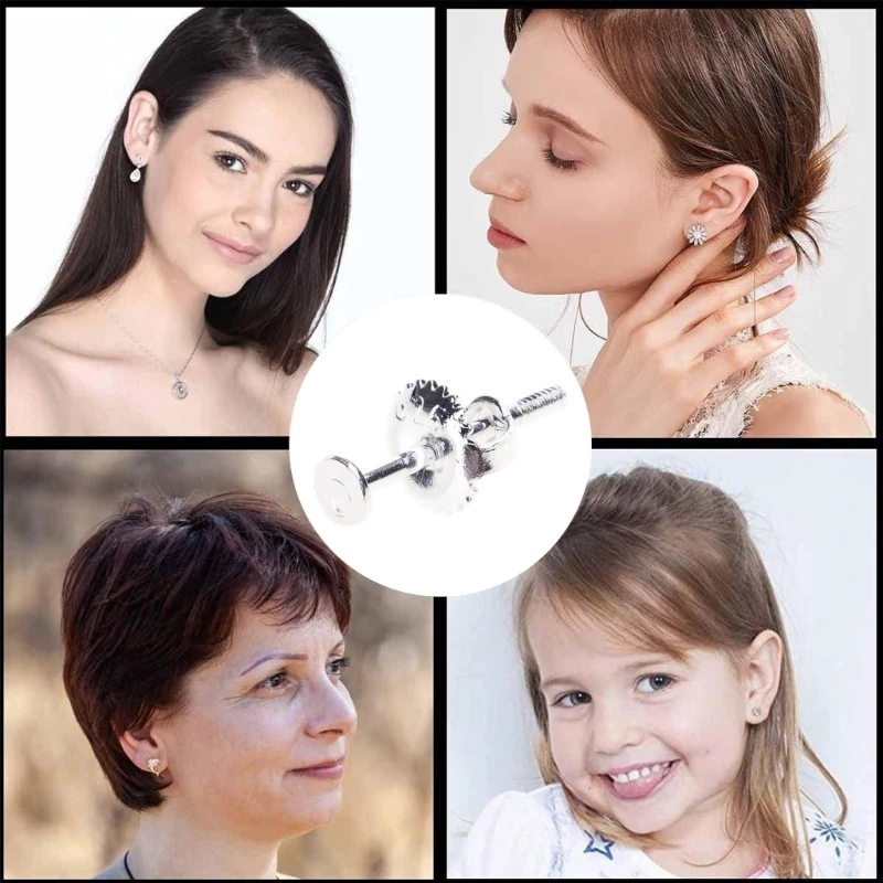 Elegant Screw On Earring Backs Sturdy Earplug Retainer Stylish Earring Back for Sports and Travel Enthusiasts
Elegant Screw On Earring Backs Sturdy Earplug Retainer Stylish Earring Back for Sports and Travel Enthusiasts