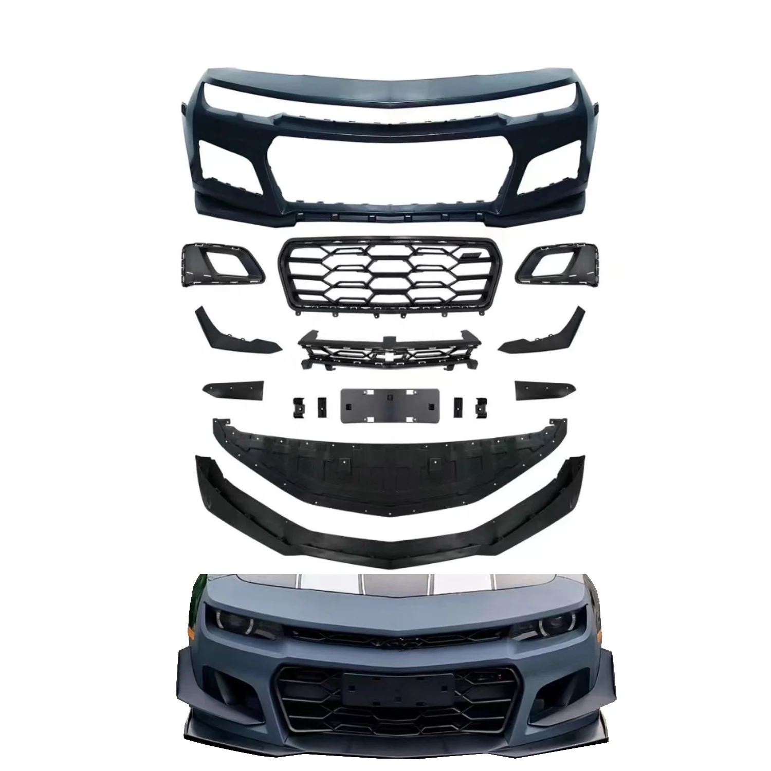 Factory Car Bumpers Body Kits Front Cover Bumper 1LE Front Bumper for Camaro 2016-2018 5th 
Factory Car Bumpers Body Kits Front Cover Bumper 1LE Front Bumper for Camaro 2016-2018 5th