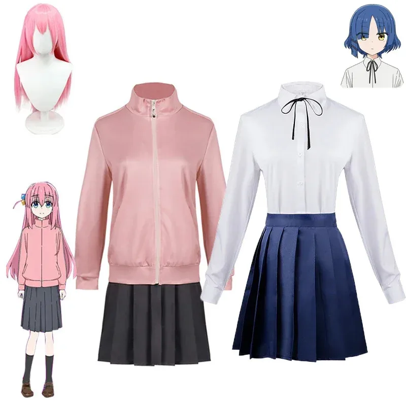 Anime Bocchi The Rock Cosplay Gotou Hitori Yamada Ryo Costume JK Shcool Uniform Nijika Wig Women Outfit Halloween Role Play
Anime Bocchi The Rock Cosplay Gotou Hitori Yamada Ryo Costume JK Shcool Uniform Nijika Wig Women Outfit Halloween Role Play