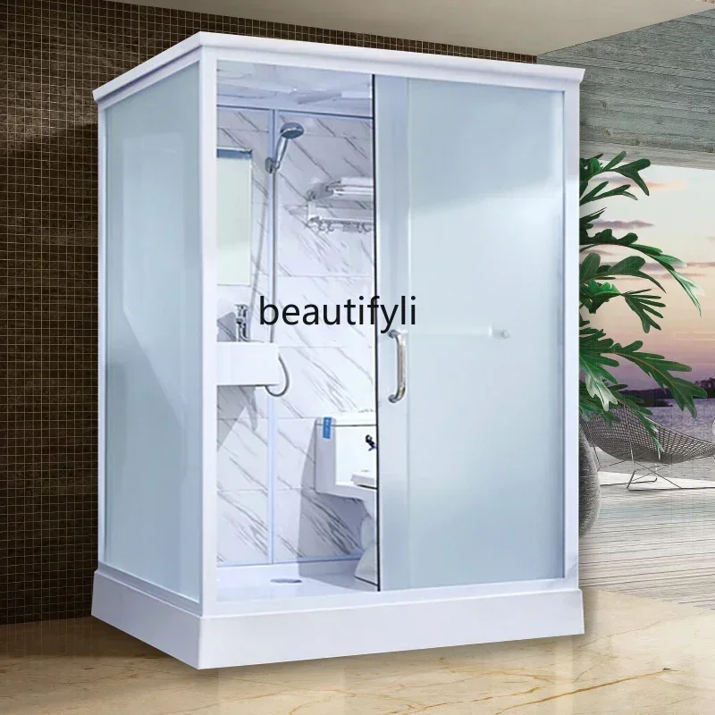 ls 42NewIntegral shower room Integrated toilet Pavilion Bath room Dry and wet separation toilet bathroom
ls 42NewIntegral shower room Integrated toilet Pavilion Bath room Dry and wet separation toilet bathroom