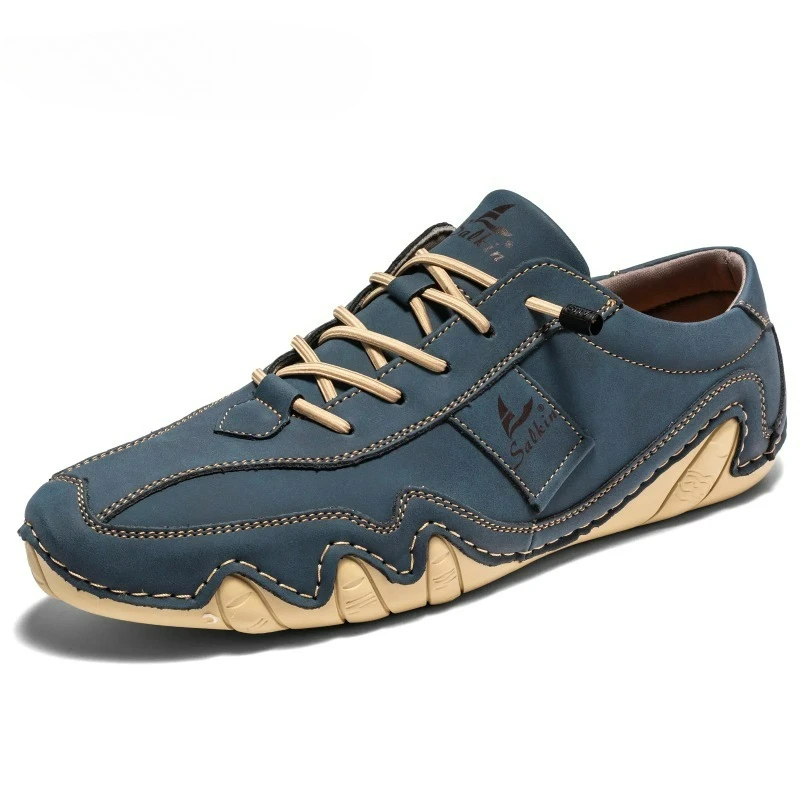 New Men's Flat Casual Shoes Handmade PU Leather Comfortable Loafers Outdoor Men Shoes Breathable Men Men's Sneakers
New Men's Flat Casual Shoes Handmade PU Leather Comfortable Loafers Outdoor Men Shoes Breathable Men Men's Sneakers