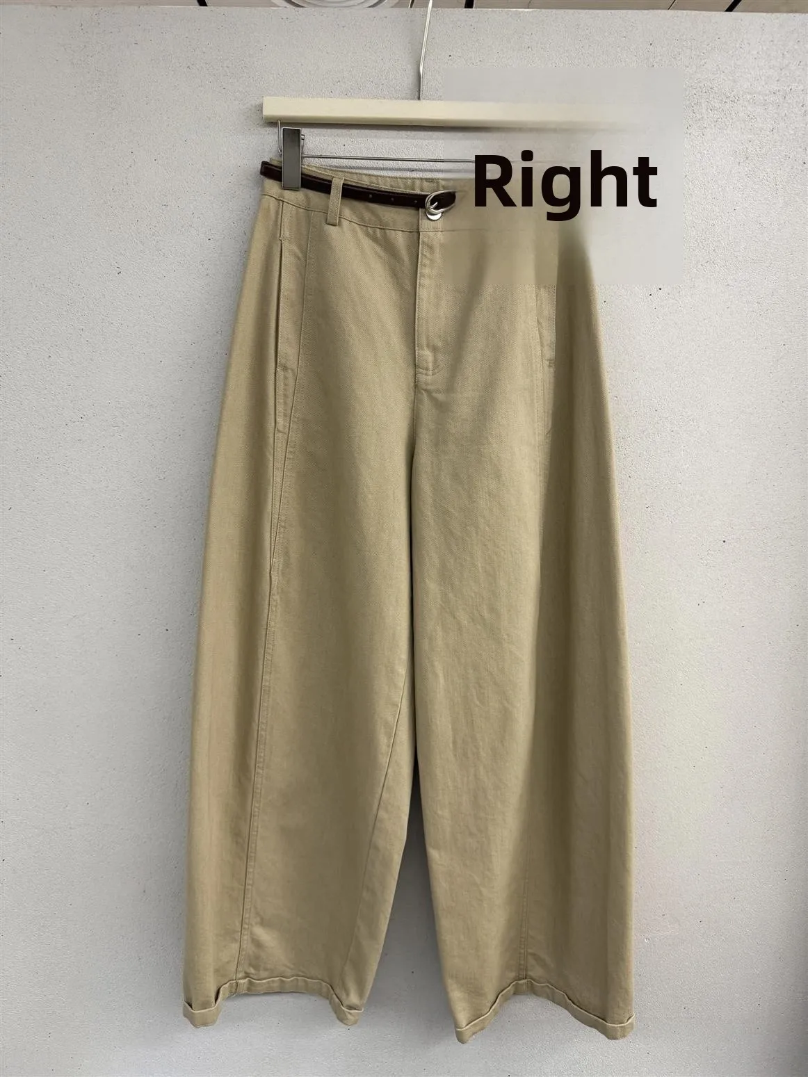 High Waist Loose Wide Leg Pants Casual Cuffed Workwear Denim Women's Fashion Retro Hong Kong Style Autumn Collection
High Waist Loose Wide Leg Pants Casual Cuffed Workwear Denim Women's Fashion Retro Hong Kong Style Autumn Collection