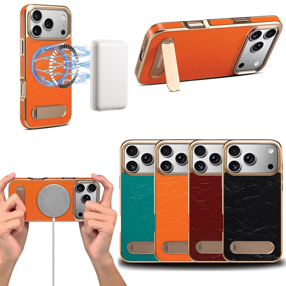 Luxury Gold Plating Magnetic Cover Cowhide Genuine Leather Phone Case for iphone 17 PRO MAX 17 AIR 16 PRO MAX 13 14 PRO 15 PRO
Luxury Gold Plating Magnetic Cover Cowhide Genuine Leather Phone Case for iphone 17 PRO MAX 17 AIR 16 PRO MAX 13 14 PRO 15 PRO